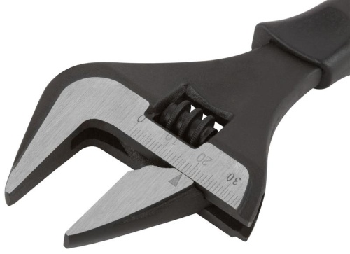 Ключ разводной ''Контур'', узкие губки, шкала, экстра увеличенный захват, ПВХ накладка на ручку 200 мм (39 мм) | код 70172 | FIT фото 6