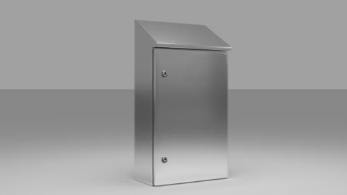 Щит ECOR моноблок, скошен. крыша 600x400x200мм (ВхШхГ) нерж. сталь навесной, монтаж. панель, 1 глухая дверь, 2 замка, 1 пластина кабел. ввода, IP66 | код EC040620X.T | ETA Щит ECOR моноблок, скошен. крыша 600x400x200мм (ВхШхГ) нерж. сталь навесной, монтаж. панель, 1 глухая дверь, 2 замка, 1 пластина кабел. ввода, IP66 | код EC040620X.T | ETA