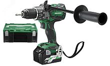 Дрель-шуруповерт аккумуляторный DV36DA 36В, 138Нм,2х2.5Ач | код DV36DARGZ | Hikoki