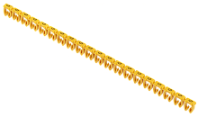 Маркер откр. тип KE 4-6мм2 символ F IEK | код UMK-KE3-F | IEK