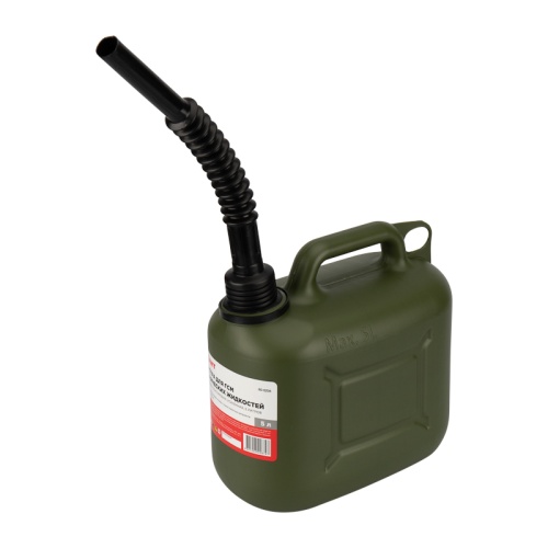 Канистра REXANT для ГСМ и технических жидкостей, вертикальная 5 л, пластиковая, усиленная | код 80-0204 | REXANT