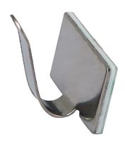 Площадки самоклеящиеся металлические с клипсой под шлейф REXANT (ПКШМ) 20x10 мм, упаковка 100 шт. | код 07-2420 | REXANT