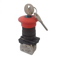 Выключатель Briswik КМЕ 5740м -К красный IP66 УХЛ2 10А 4но+0нз | код aB-PV-6Ai-0241 | Briswik