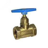 Клапан запорный латунь 15б3р Ду20 Ру16 муфтовый | код ZW20006 | Цветлит