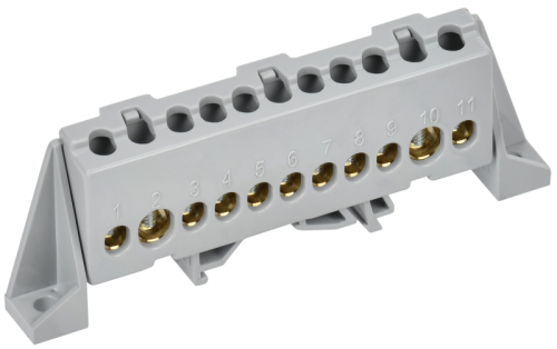 TEKFOR Шина L фаза в комб. изол. Стойка 8х12-11-Ср IEK | код TF-NN20-11-DP-K03 | IEK