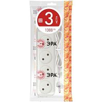 Удлинитель без заземления 2х0.75кв.мм ШВВП 4гнезда 3м (5/20/720) UX-4-3m Эра Б0038560