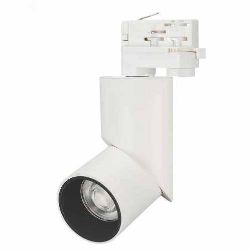 Светильник LGD-TWIST-TRACK-4TR-R70-15W White5000 (WH-BK, 30 deg) (, IP40 Металл, 3 года) | код 25460 | Arlight