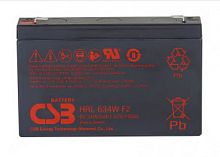 CSB HRL634W F2 FR Аккумуляторная батарея для ИБП, напряжение: 6В, ёмкость: 9Ач, клеммы типа: F2, Размеры ДШВ: 151х34,8х98,6мм, вес: 1,42кг. Срок службы: 8 лет. | код CSB HRL634W F2 FR | CSB