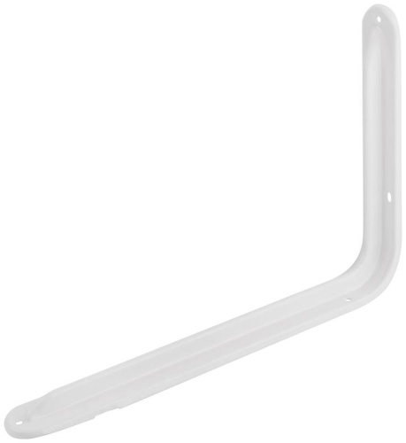 Уголок-кронштейн усиленный белый 230x350 мм (1,0 мм) | код 65976 | FIT фото 3