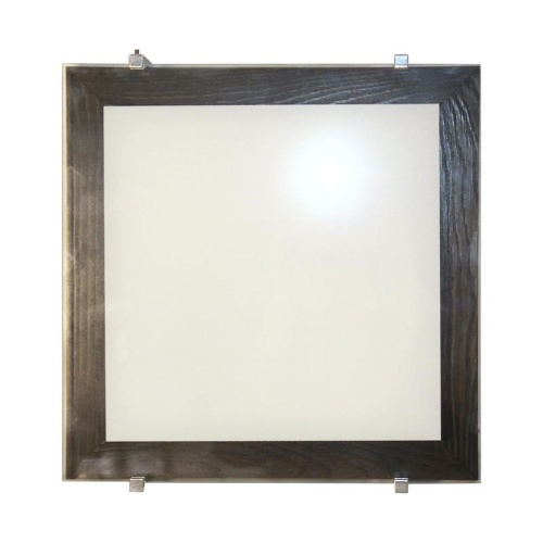 Светильник Полесье 300х300 НПБ 09-2х40-001 М94 белый корпус венге держатель хром ИУ | код 1005205889 | Элетех