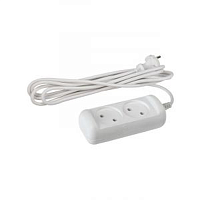 Удлинитель 2х5м без заземл. 6А IP20 ПВС 2х0.75 бел. | код Б0038566 | Эра