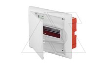 Щит встраив. ECO BOX 1x8M, N/PE 2x 2x16+5x10mm2, белая пласт. дверь, белый RAL9003, 240x300x102mm, IP40 | код 2512-00 | Elektro-plast Nasielsk