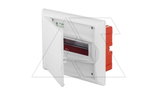 Щит встраив. ECO BOX 1x8M, N/PE 2x 2x16+5x10mm2, белая пласт. дверь, белый RAL9003, 240x300x102mm, IP40 | код 2512-00 | Elektro-plast Nasielsk Щит встраив. ECO BOX 1x8M, N/PE 2x 2x16+5x10mm2, белая пласт. дверь, белый RAL9003, 240x300x102mm, IP40 | код 2512-00 | Elektro-plast Nasielsk