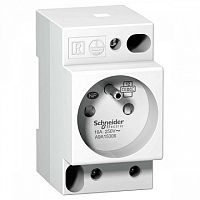 Щитовая розетка iPC DIN 2П+T 16A 250В | код. A9A15306 | Schneider Electric 
