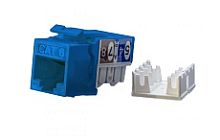 Hyperline KJ9-8P8C-C6-90-BL Вставка Keystone Jack RJ-45(8P8C), категория 6, синяя | код 432657 | Hyperline