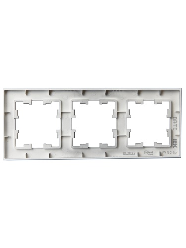 BRITE Рамка 3-мест. РУ-3-2-Бр стекло маренго матовый IEK | код BR-M32-G-31-K35 | IEK фото 3 BRITE Рамка 3-мест. РУ-3-2-Бр стекло маренго матовый IEK | код BR-M32-G-31-K35 | IEK фото 3