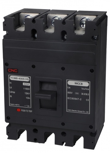 Выключатель в литом корпусе YCM8HU 800N 3P 800A 15kA | код B051200 | CNC