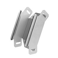 Угол вертикальный внешний 45 градусов Стандарт INOX (AISI 304) 150х50 Промрукав | код PR16.2901 | ПРОМРУКАВ