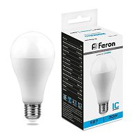 Лампа светодиодная 30Вт 230В E27 6400К A80 LB-130 FERON 38196