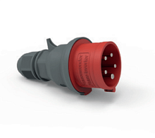 Вилка фазоинвертор 16А 5р(3P+N+РE) 400В 6h IP44 Bals 225 | код 225 | Bals