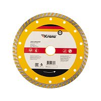 Диск алмазный отрезной Turbo 180x22.2x2.4x10 мм KRANZ | код KR-90-0123 | KRANZ