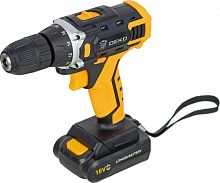 Дрель-шуруповерт Deko DKCD16FU-Li аккум. патрон:быстрозажимной (063-4098) | код 1454697 | DEKO