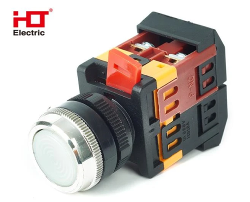 Кнопка ABLFS-22 с подсветкой NO+NC 230В IP40 прозрачный HLT | код 085-07-024 | HLT Кнопка ABLFS-22 с подсветкой NO+NC 230В IP40 прозрачный HLT | код 085-07-024 | HLT