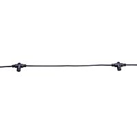 Провод-шина для гирлянд UCX-F90 T05/2M/BK серии F90PRO 2м 5 Т-коннекторов шаг 50см статика/мерцание IP67 черн. Uniel UL-00013221