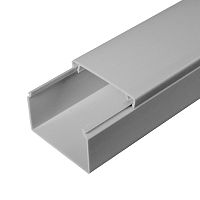 Кабель-канал серый RAL 7035 2-й замок в п/э 60х40 мм (40м/уп) Промрукав | код PR03.0077 | ПРОМРУКАВ