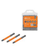 Набор бит PH2x70, односторонних, сталь CrV, Е 1/4, 10 шт., «Гранит» TDM | код SQ1019-0345 | TDM