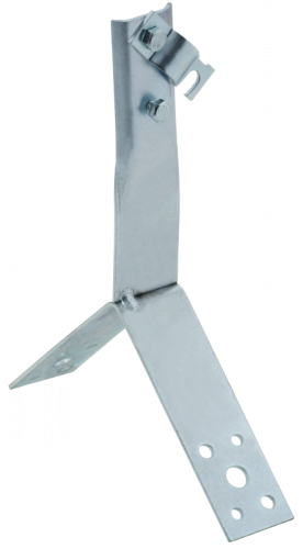 Дер. пр. кр. 6-10мм вин. кон. h=80мм оц. сталь HDZ IEK | код ZDP80-14-4-16-80 | IEK