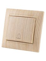 Кнопка звонковая 6А сосна Лама TDM | код SQ1815-0308 | TDM