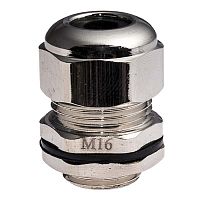 Кабельный ввод ZTM-ELECTRO MBA16-06, никелированная латунь | код 105510 | ZTM-ELECTRO