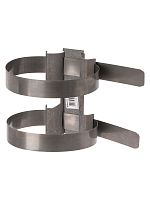 Держатель хомут сдвоенный ?80-150 мм для изоляционной штанги, М8, термодиффузия TDM | код SQ2402-3163 | TDM