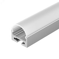 Профиль с экраном SL-LINE-2011M-2500 ANOD+OPAL ROUND (ARL, Алюминий) | код 25871 | Arlight