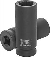 IS11223 Головка торцевая ударная глубокая 1/2DR, 23 мм | код IS11223 | Thorvik