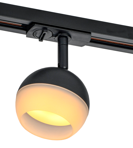 Светильник 4118 декор. трековый поворотный GX53 черный IEK | код LT-USB0-4118-GX53-1-K02 | IEK фото 2