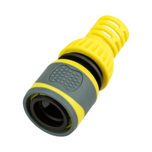 Коннектор для шланга быстросъемный 3/4дюйм с защитой от перегибов ЧЕТЫРЕ СЕЗОНА 62-0302-F Коннектор для шланга быстросъемный 3/4дюйм с защитой от перегибов ЧЕТЫРЕ СЕЗОНА 62-0302-F