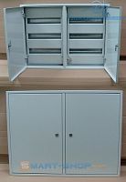 Корпус навесной металлический ЩРН - 90, (ВхШхГ) 520 х 685 х 120 мм, 90 модулей, двухдверный, IP31 (1 шт.) Бирос | код 60410| БИРОС