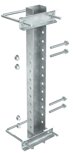 Крепление к опорам огражд. 40-62мм для 2-консолей IEK | код CLM50D-CO-062-2 | IEK