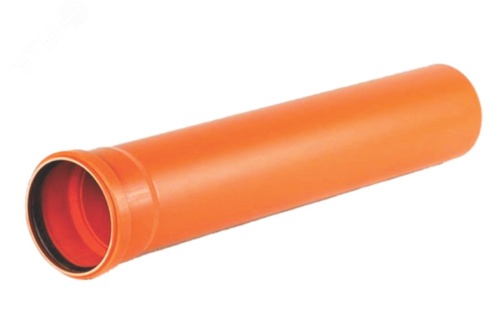 Труба НПВХ наружной канализации SN 4 400х2000 мм | код 1491083 | Хемкор