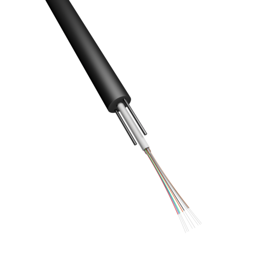 ВО кабель, небронированный, loose tube, 2 силов.эл. steel wire, GYXY, PE, внешний, 8 х OS2 | код LAN-OFC-GYXY08S2 | LANMASTER