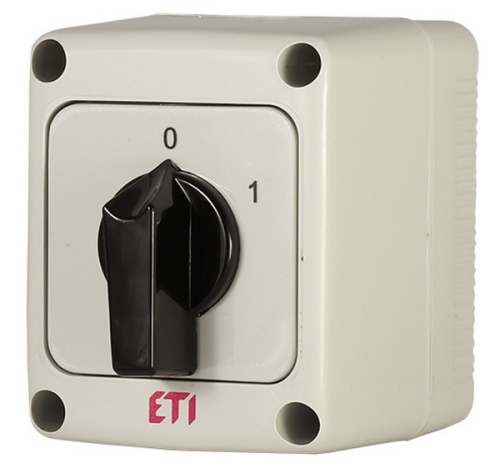 Переключатель CS 10 10 PN (3p_0-1корп./IP65_с/ч_10A) | код 004773163 | ETI