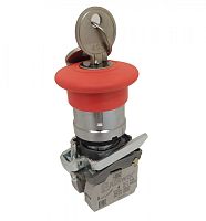 Выключатель Briswik КМЕ 5621м -КС красный IP65 УХЛ2 10А 2но+1нз | код aD-PV-5Ai-0232 | Briswik