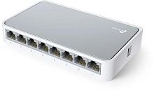 Коммутатор TP-Link TL-SF1008D (L2) 8x100Мбит/с неуправляемый | код 555370 | TP-Link