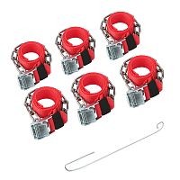 Цепи (браслеты) противоскольжения REXANT для легковых автомобилей, однорядные, к-т 6 шт. | код 07-7024-2 | REXANT