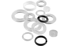 Набор прокладок для смесителя Сантехник 2 (прозрачные) | код ИС.130256 | MasterProf