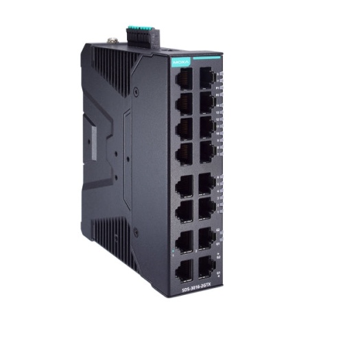 Коммутатор SDS-3016-2GTX Smart Managed Ethernet switch with 14 10/100BaseT(X), 2 10/100/1000BaseT(X) ports, -10 to 60 C t, dual power supply 12/24/48 VDC | код 00-06136890 | MOXA Коммутатор SDS-3016-2GTX Smart Managed Ethernet switch with 14 10/100BaseT(X), 2 10/100/1000BaseT(X) ports, -10 to 60 C t, dual power supply 12/24/48 VDC | код 00-06136890 | MOXA