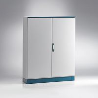 Щит ECOMP моноблочный 1400x1000x400мм (ВxШxГ) с монтажной панелью, RAL7035, IP55 | код ECOMP-101440 | ETA