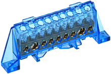 TEKFOR Шина N ноль в комб. изол. Стойка 8х12-9-С IEK | код TF-NN20-09-DP-K07 | IEK